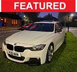 3 series white 2014 BMW 318d sedan automatic For Sale