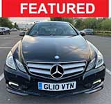 Black 2010 Mercedes-Benz E350 sedan automatic For Sale