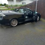 Black 2010 Saab 93 automatic convertible For Sale
