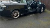 Black 2010 Saab 93 automatic convertible For Sale