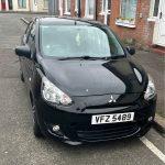Black 2014 Mitsubishi Mirage manual hatchback For Sale