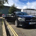 Black 2016 Mercedes-Benz CLA 220d automatic For Sale