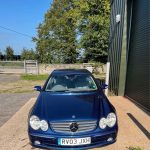 Blue 2003 Mercedes-Benz CLK 240 automatic coupe For Sale