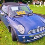 Blue 2006 Mini manual convertible For Sale