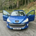 Blue 2010 Peugeot 308 1.6 manual hatchback For Sale
