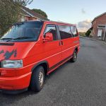 Orange 1995 Volkswagen Transporter manual van For Sale