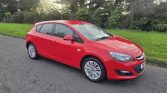 Red 2013 Opel Astra manual hatchback For Sale