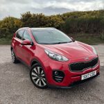 Red 2017 Kia Sportage manual SUV For Sale