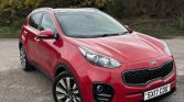 Red 2017 Kia Sportage manual SUV For Sale