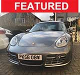 Seal grey 2008 Porsche Cayman manual 2.7 For Sale