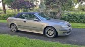 Silver 2005 Saab 9-3 Vector automatic convertible For Sale
