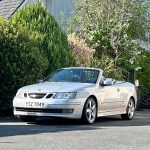 Silver 2005 Saab 93 automatic convertible For Sale