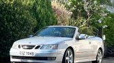Silver 2005 Saab 93 automatic convertible For Sale