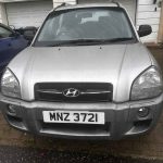 Silver 2008 Hyundai Tucson manual For Sale