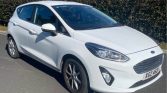 White 2018 Ford Fiesta Zetec manual hatchback For Sale