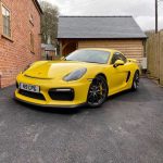 Yellow 2016 Porsche Cayman GT4 Clubsport manual low miles For Sale