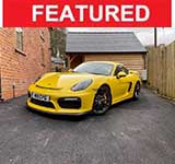 Yellow 2016 Porsche Cayman GT4 Clubsport manual low miles For Sale