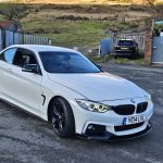 White 2014 BMW 420d convertible manual For Sale