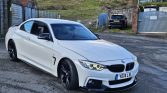 White 2014 BMW 420d convertible manual For Sale