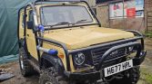 Beige 1990 Suzuki Samurai manual SUV For Sale