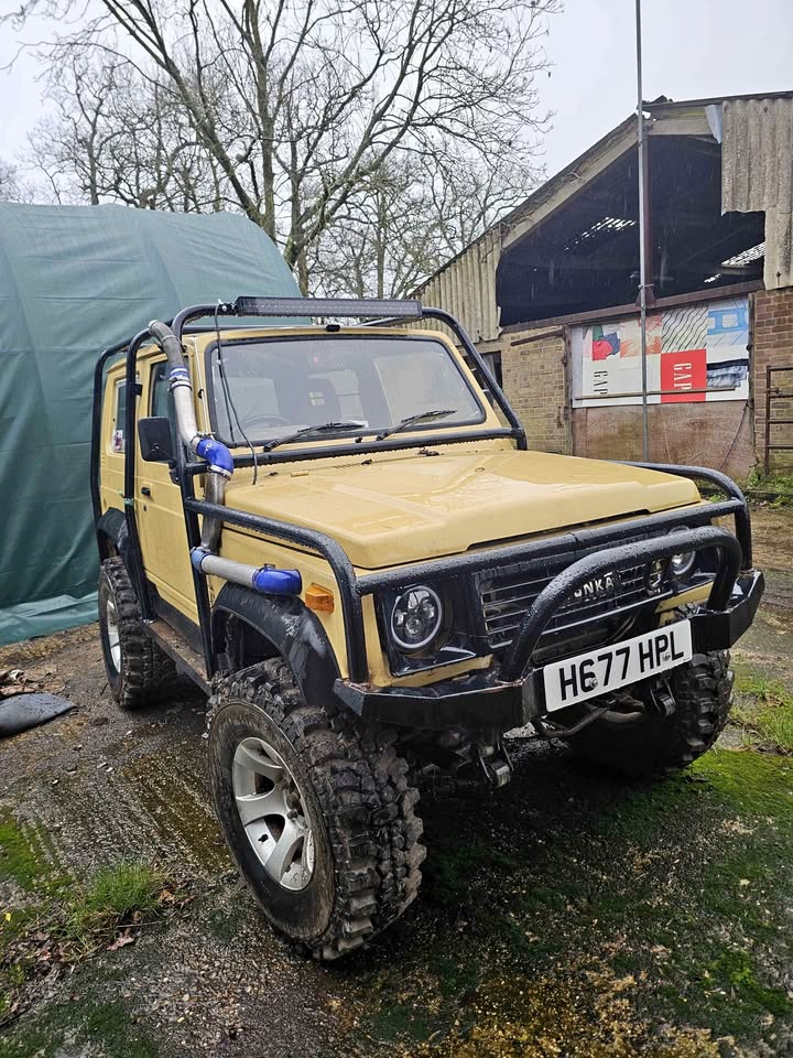 Beige 1990 Suzuki Samurai manual SUV For Sale