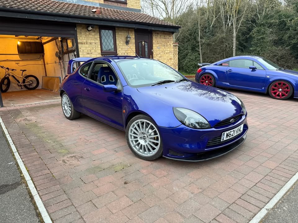 Blue 2000 Ford Racing Puma manual coupe For Sale