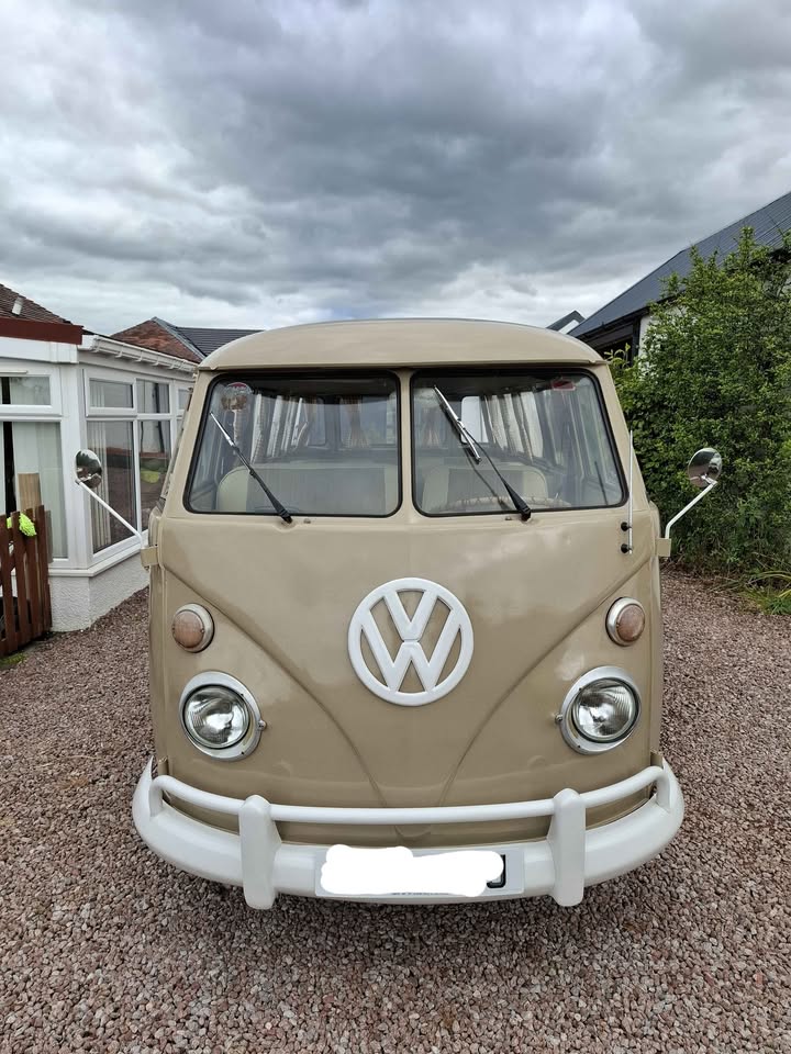 Classic beige 1971 Volkswagen van For Sale