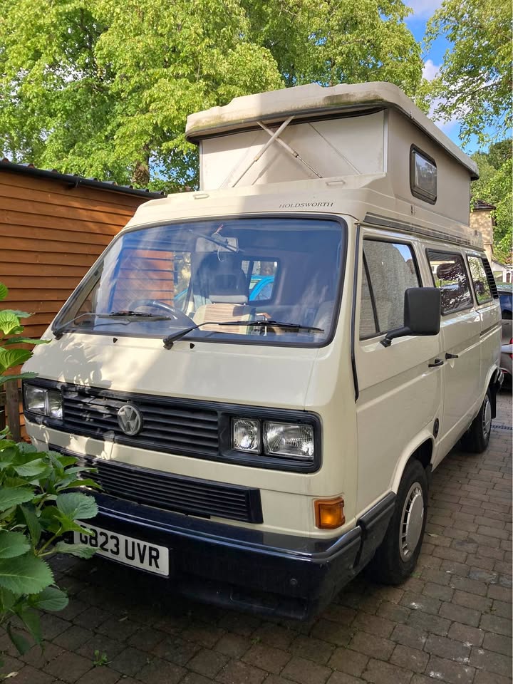 White 1990 Volkswagen Transporter manual van For Sale